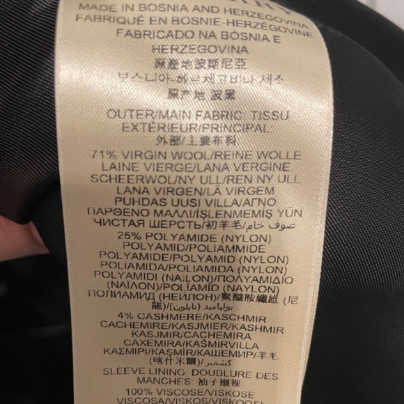 Burberry Brit Wool Blend Trench Coat - Picture 7 of 13